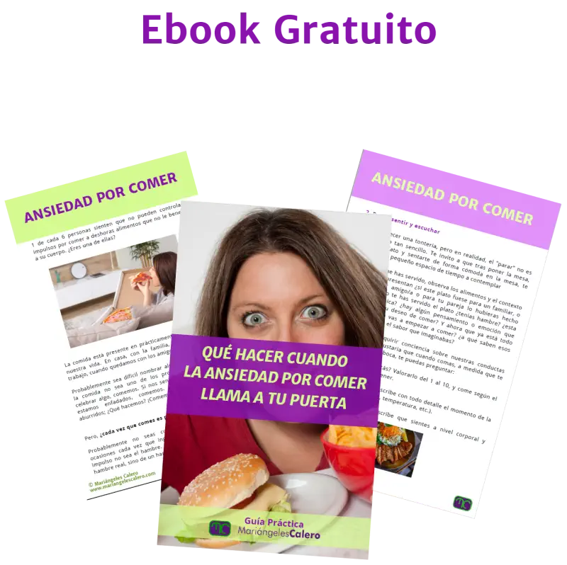 Ebook Ansiedad Por comer Letras Moradas